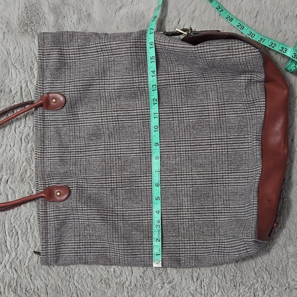 Regent Seven seas hounds tooth pattern voyager tote bag - Picture 11 of 12